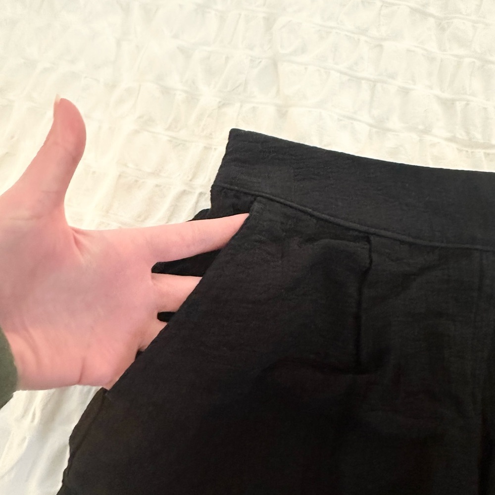 NWT a new day High Rise Gauze Shorts Black - Picture 6 of 7